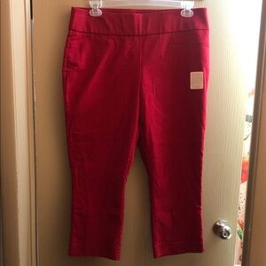 St. John's Bay Red Capris